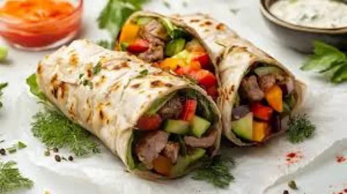 Shawarma loaded roll